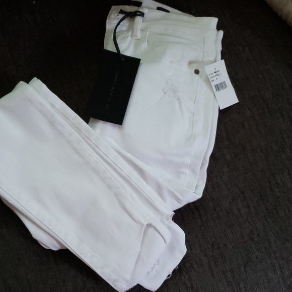 Brand New SP BLACK LABEL Jean's SZ.25 white - Picture 1 of 4